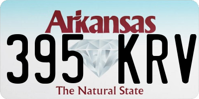 AR license plate 395KRV