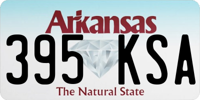 AR license plate 395KSA