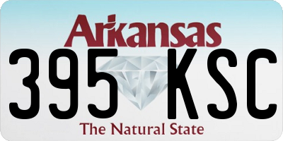 AR license plate 395KSC