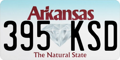 AR license plate 395KSD