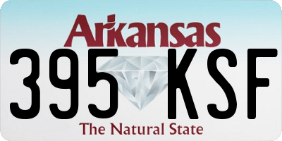 AR license plate 395KSF