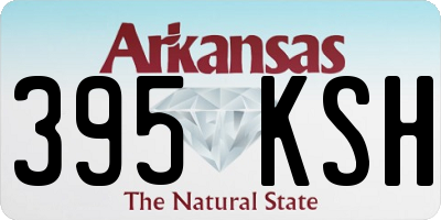 AR license plate 395KSH