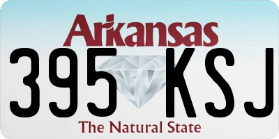 AR license plate 395KSJ
