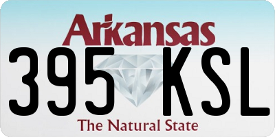 AR license plate 395KSL