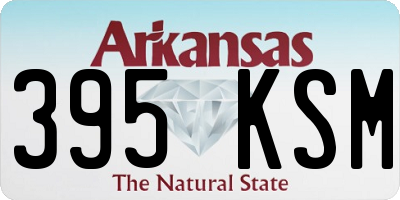 AR license plate 395KSM