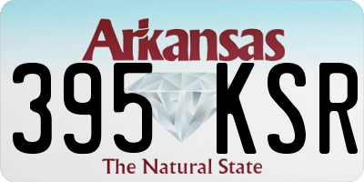 AR license plate 395KSR