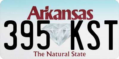 AR license plate 395KST