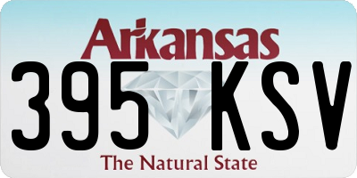 AR license plate 395KSV