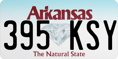 AR license plate 395KSY