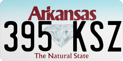 AR license plate 395KSZ