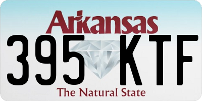 AR license plate 395KTF