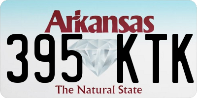 AR license plate 395KTK