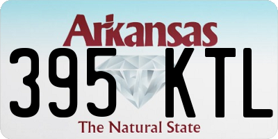 AR license plate 395KTL