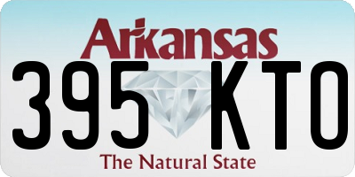 AR license plate 395KTO