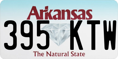 AR license plate 395KTW