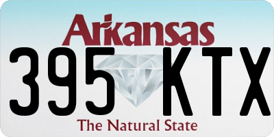 AR license plate 395KTX