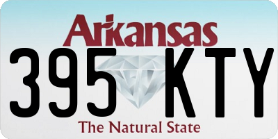 AR license plate 395KTY
