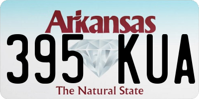 AR license plate 395KUA