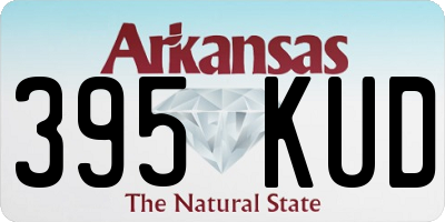 AR license plate 395KUD