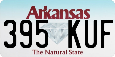 AR license plate 395KUF