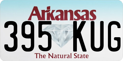 AR license plate 395KUG