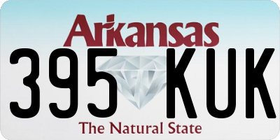AR license plate 395KUK