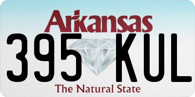 AR license plate 395KUL