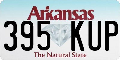 AR license plate 395KUP