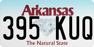 AR license plate 395KUQ