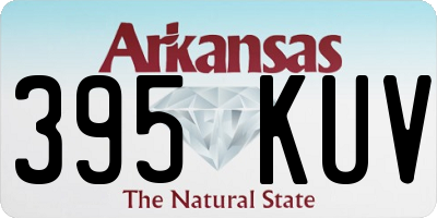 AR license plate 395KUV