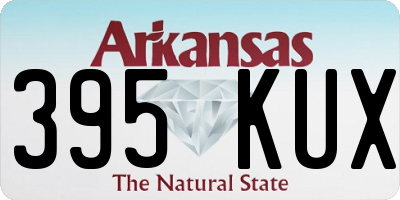 AR license plate 395KUX