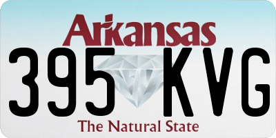 AR license plate 395KVG