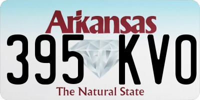AR license plate 395KVO