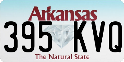 AR license plate 395KVQ