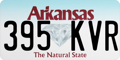 AR license plate 395KVR