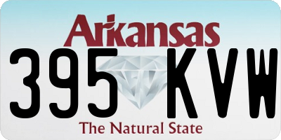 AR license plate 395KVW