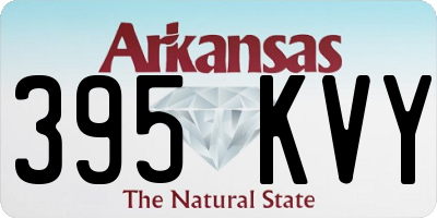 AR license plate 395KVY