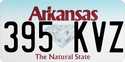 AR license plate 395KVZ