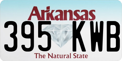 AR license plate 395KWB