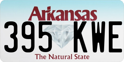 AR license plate 395KWE
