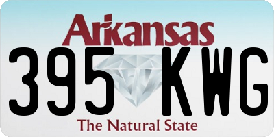 AR license plate 395KWG