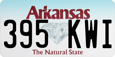 AR license plate 395KWI