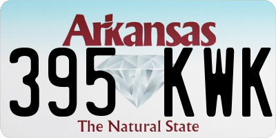 AR license plate 395KWK