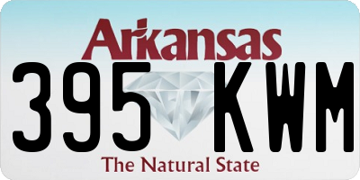 AR license plate 395KWM