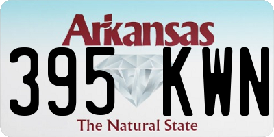 AR license plate 395KWN