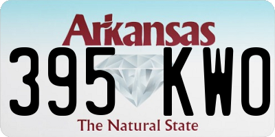 AR license plate 395KWO