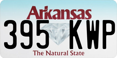 AR license plate 395KWP