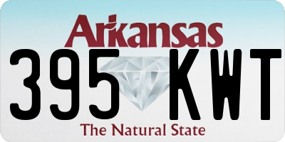 AR license plate 395KWT