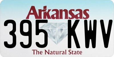 AR license plate 395KWV