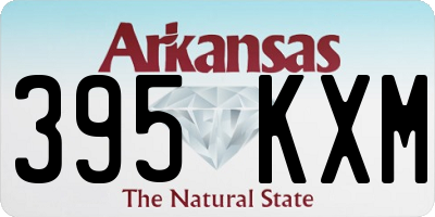 AR license plate 395KXM
